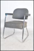 A retro 20th century office Industrial armchair be
