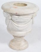 A good believed early 20th century white marble ga