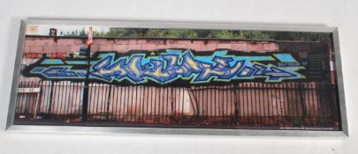 A graffiti urban art print after Bristol Street ar