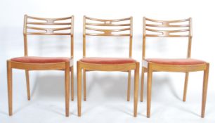 A good set of mid century retro Danish dining chai