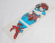 A rare mid century 1950's / 1960's British Pop Art