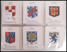 Cigarette Cards: An album of assorted vintage cigarette cards, all complete sets. From a large