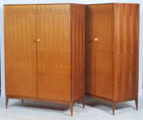 A good McIntosh of Kirkcaldy teak wood dressing table together with matching stool aong with a