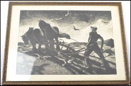 Fine. wood engraving by Clare Leighton (1899-1989), from her renowned “The Farmers Year” published