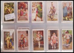 Cigarette Cards: An album of assorted vintage cigarette cards, all complete sets. From a large