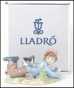 A Lladro ceramic figure titled 