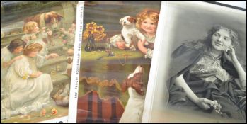 A group of early 20th century Edwardian calendars to include Frisbys The Little Doctor depicting a