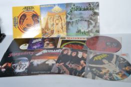 A collection of eleven vinyl LP / long play and 12
