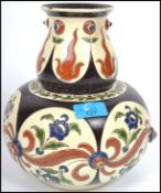 A 19th century Victorian Thoune ceramic baluster v