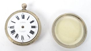 A 19th century ' services ' Joseph Sewill of Liverpool and Cornhill London fusee pocket watch.