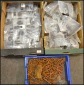 A good collection of 20th century architectural door handles, all of varying sizes and style, some