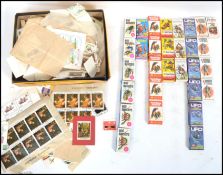A collection of vintage candy sweet cigarette cards and boxes along with a collection of world