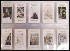 Cigarette Cards: An album of assorted vintage cigarette cards, all complete sets. From a large