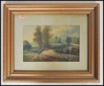 Local interest GEORGE HARRIS (British, 1858-1881), Vista of  ' Wickham Bridge, Stapleton Bristol',