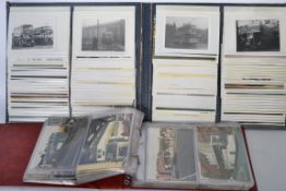 Trams, Buses, Trolleys & Coaches (Public Service Vehicles). Postcard/photo collection (x330