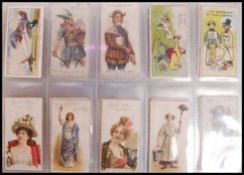 Cigarette Cards: An album of assorted vintage cigarette cards, all incomplete sets. From a large