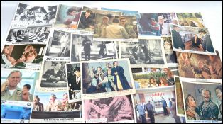 A collection of vintage cinema film photograph press flyers for forthcoming productions to include