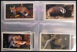 Cigarette Cards: An album of assorted vintage cigarette cards, all complete sets. From a large