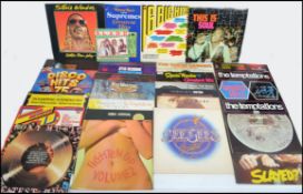 A collection of long play LP vinyl records to include several artists and genres to kinclude