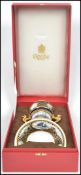 A Spode SS Great Britain gilt and cobalt twin handled lidded loving cup and saucer limited edition