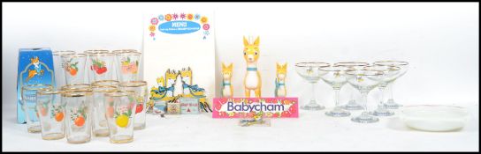 A collection of vintage retro 20th century breweriania glass ware and collectables to include a