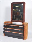A 20th century retro Art Deco / Post Modernist dressng table of French origin having a drawer to