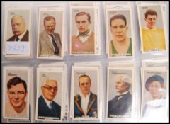 Cigarette Cards: An album of assorted vintage cigarette and trading cards - all odd cards or part