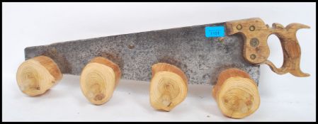 A vintage 20th century coat hook constructed from