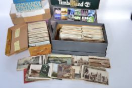 Postcards. Eight shoeboxes of antique/vintage views all appear to be GB topographical ex deceased
