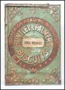 A vintage early 20th century Edwardian advertising point of sale shop display Huntley and Palmers