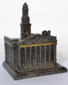 An early 20th century Bicentenary novelty inkwell in the form of the London Head Office of The Royal