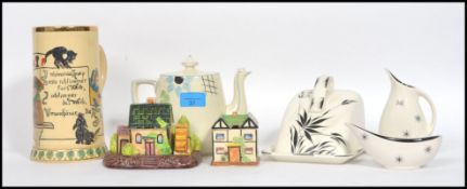 A collection of mixed vintage 20th century ceramic