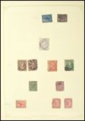 Canada Stamps: a mainly used collection on album pages from QV to QEII including various sets.