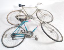 2 vintage 20th century racing bikes / bicyles to i
