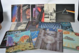 A collection of vinyl long play LP record albums by various artists to include Live Taste, Booker