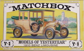 ORIGINAL MATCHBOX MODELS OF YESTERYEAR BOX ART