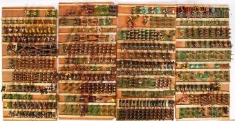 CONTENTS OF A 25MM WHITE METAL SOLDIER COLLECTORS CABINET