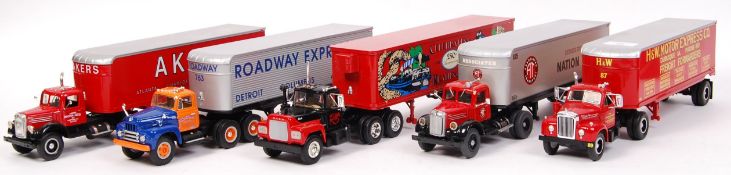 FIRST GEAR 1:34 SCALE DIECAST MODEL TRUCKS