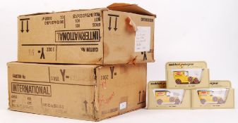 RARE MATCHBOX MODELS OF YESTERYEAR TRADE BOXES