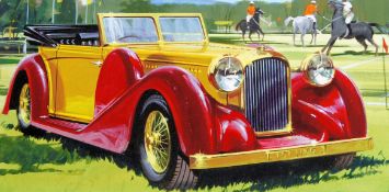 ORIGINAL MATCHBOX MODELS OF YESTERYEAR BOX ART