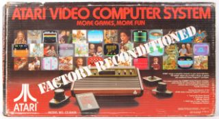 VINTAGE ATARI VIDEO COMPUTER SYSTEM GAMES CONSOLE