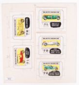 ORIGINAL MATCHBOX MODELS OF YESTERYEAR BOX ARTWORK