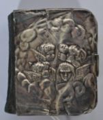 An Edwardian silver hallmarked Ecclesiastical book