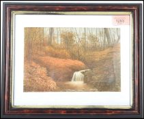 An early 20th century watercolour painting of a ru