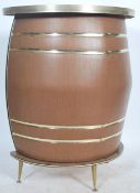 A retro 1950's vintage barrel - ship bar being rai