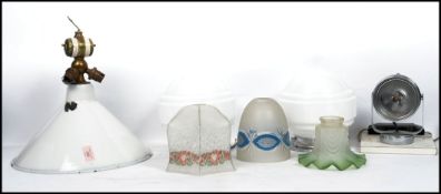 A vintage 20th century retro industrial enamel pen