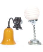 A vintage 20th century Christopher Wave wall light