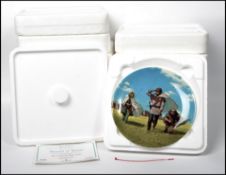 A collection of vintage Wedgwood Danbury Mint Lord Of The Rings cabinet plates to include Dawn At