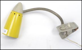 A vintage mid 20th century retro vintage Scandinavian industrial Klippa adjustable desk lamp