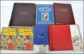 A good collection of 19th century & later stamp in various albums to include; penny reds ( 1d red ),